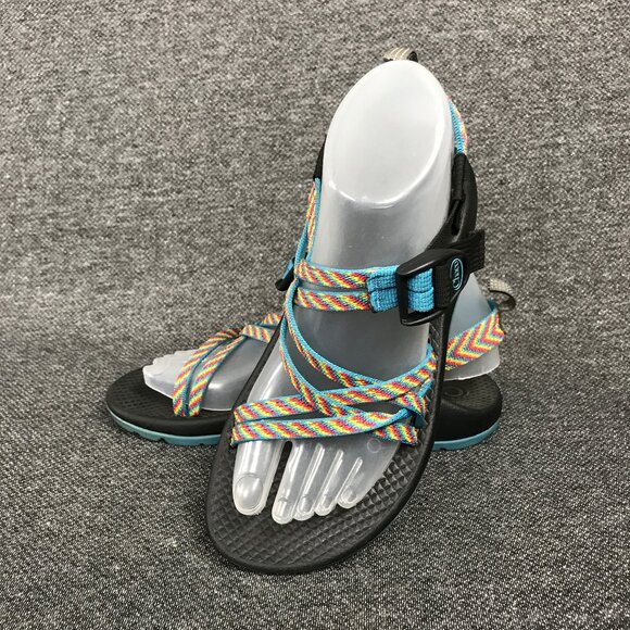 Chaco ZX1 Classic Women’s Teal Blue Adjustable All Terrain Sport Sandals Size 5 - Picture 1 of 7